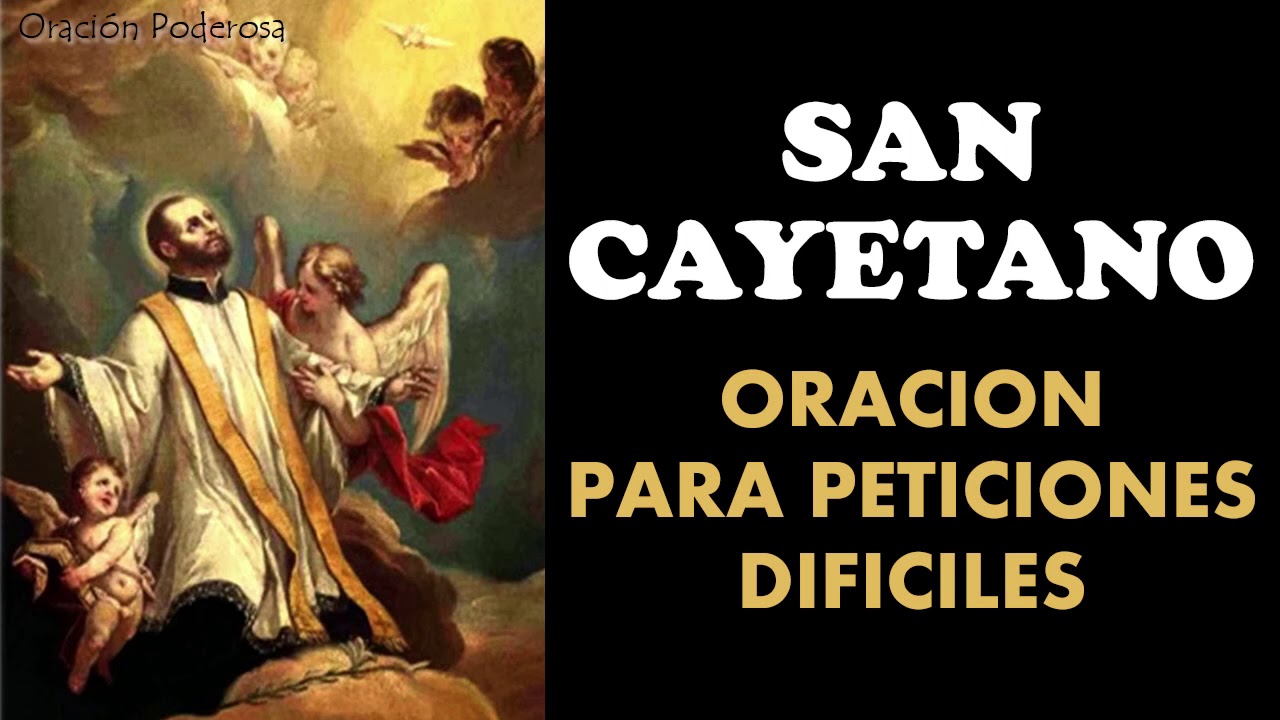Oración a San Cayetano