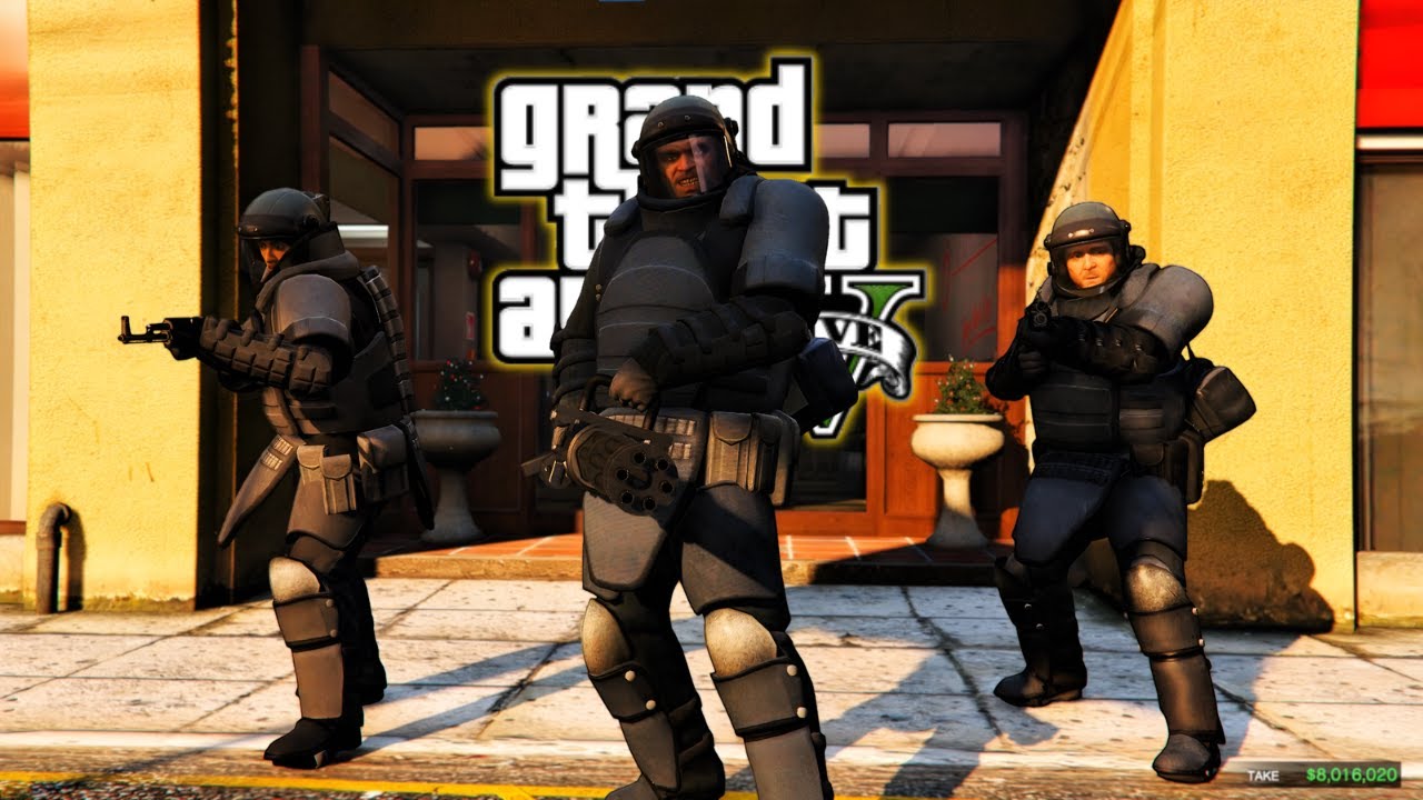 Палето-Бэй вступает в войну! Миссия по ограблению банка в GTA V 😱