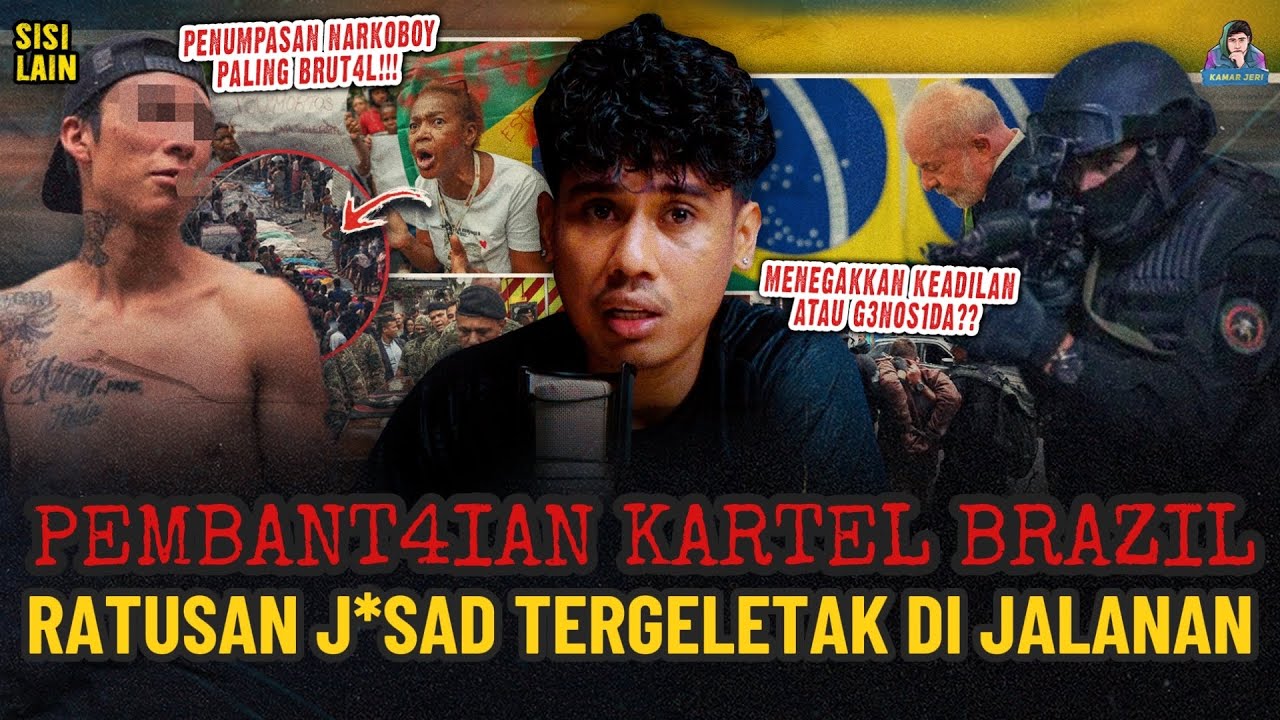 POLISI BRAZIL Vs K4RTEL ! RATUSAN NYAWA TERGELETAK DI JALANAN 