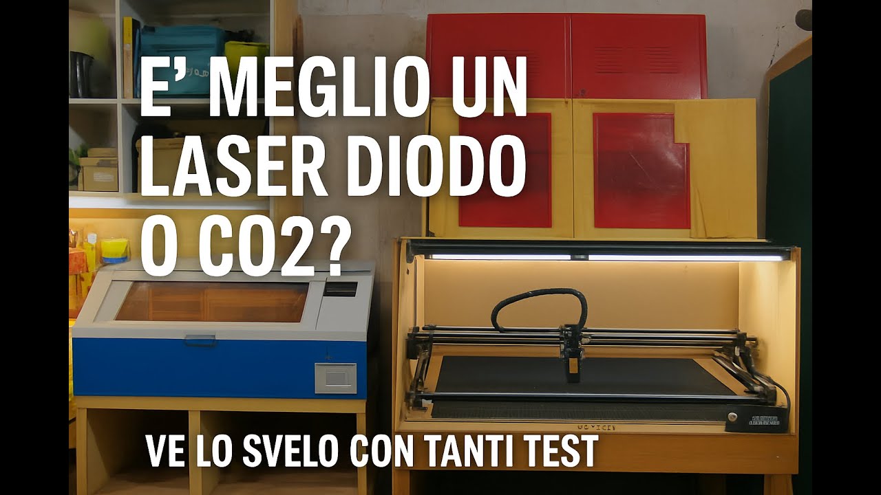 Laser a Diodo vs CO2: Quale è il migliore? Test reali su diversi materiali 🔥