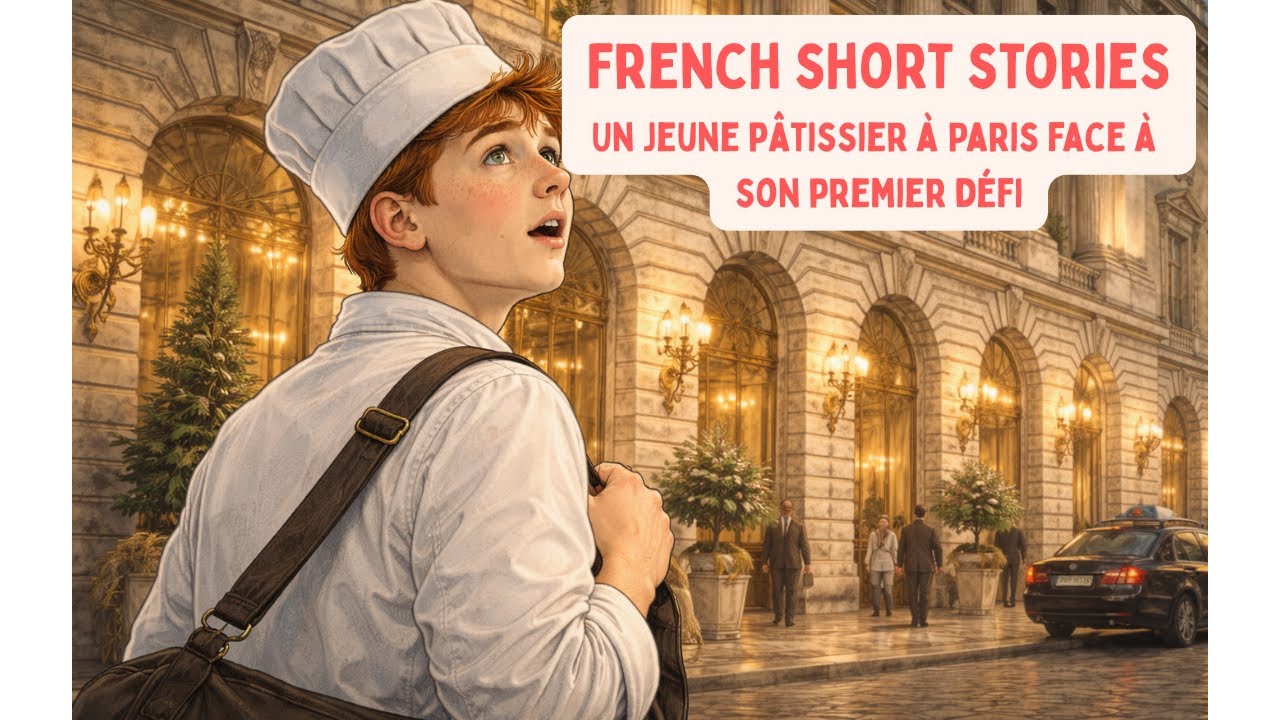 A young baker in Paris facing his first challenge. | French Short stories (B1-B2)