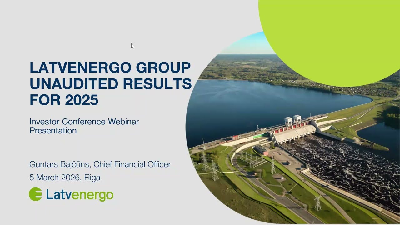Latvenergo FY2025 Investor Webinar