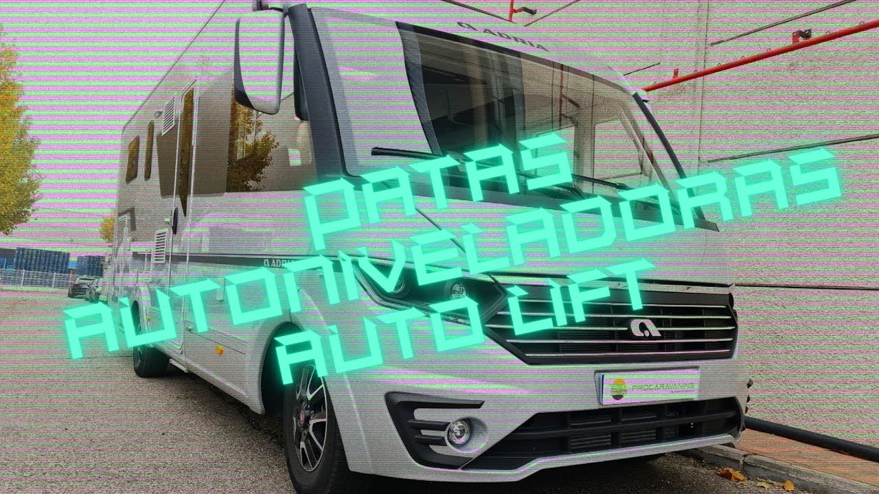 Como Funcionan las Patas Auto niveladoras de AutoLift en una ‼ Adria Sonic Supreme 710SL ‼