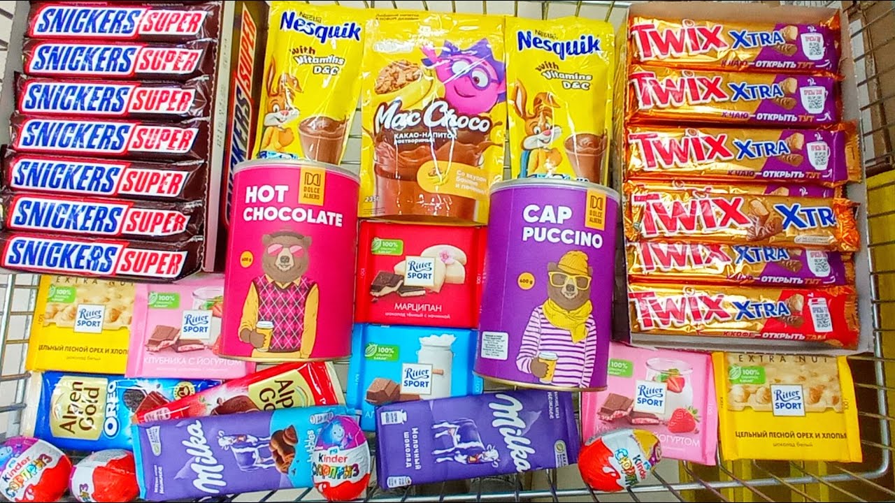 Candy Basket Restock 👉🛒💥Full Basket a lot of Candy Shopping | Lot's Of Chocolate Candy Shopping Fun