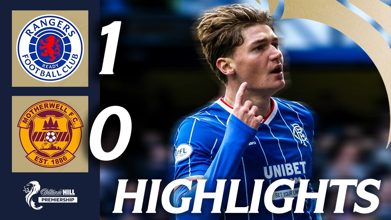 Rangers 1-0 Motherwell | HIGHLIGHTS | William Hill Premiership
