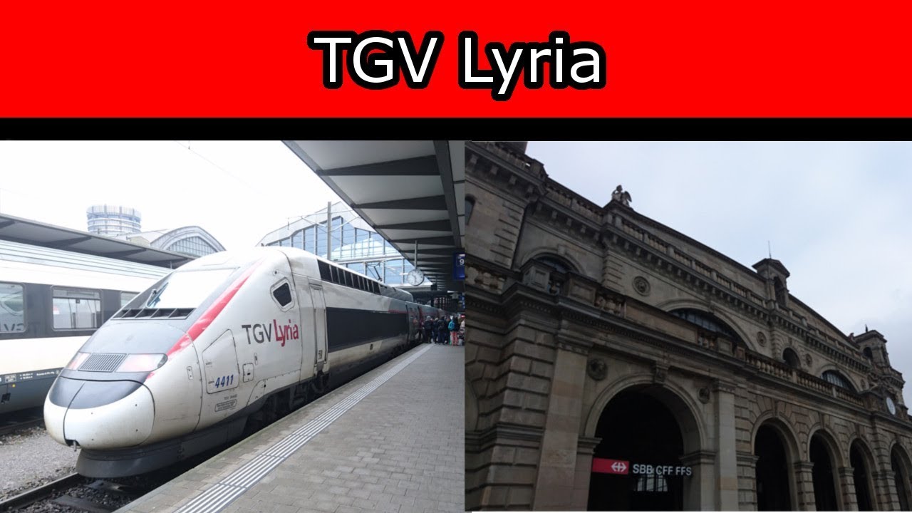 Mit dem TGV Lyria von Basel nach Zürich