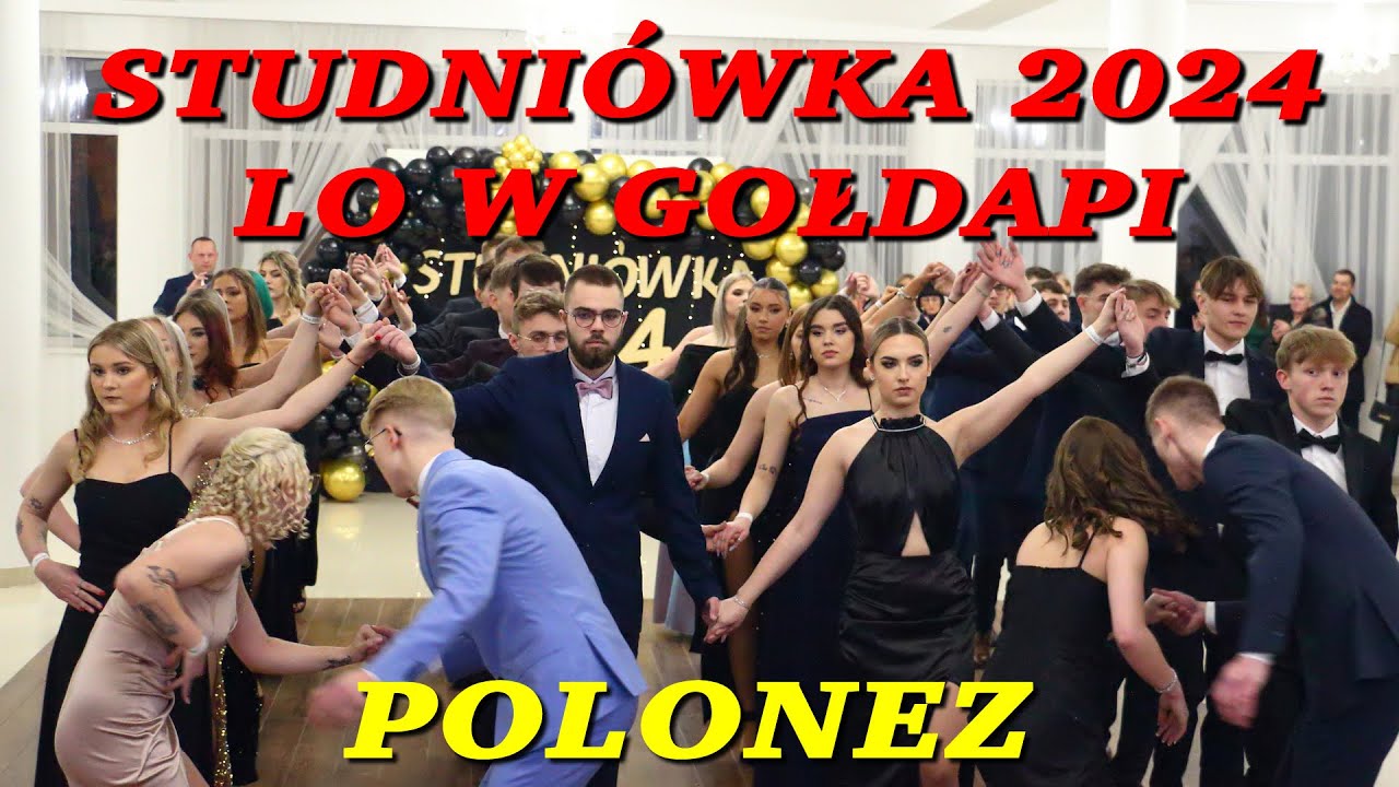 Polonez - studniówka LO w Gołdapi 2024