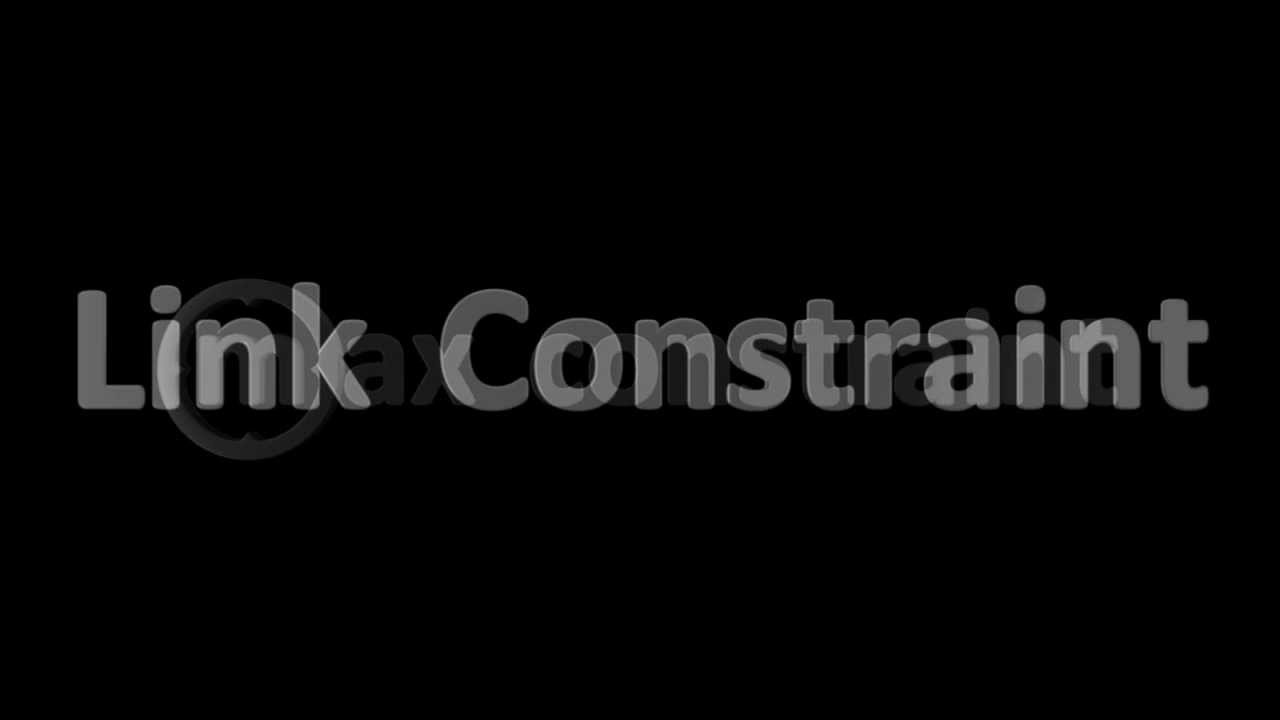 #3dsMax Link Constraint