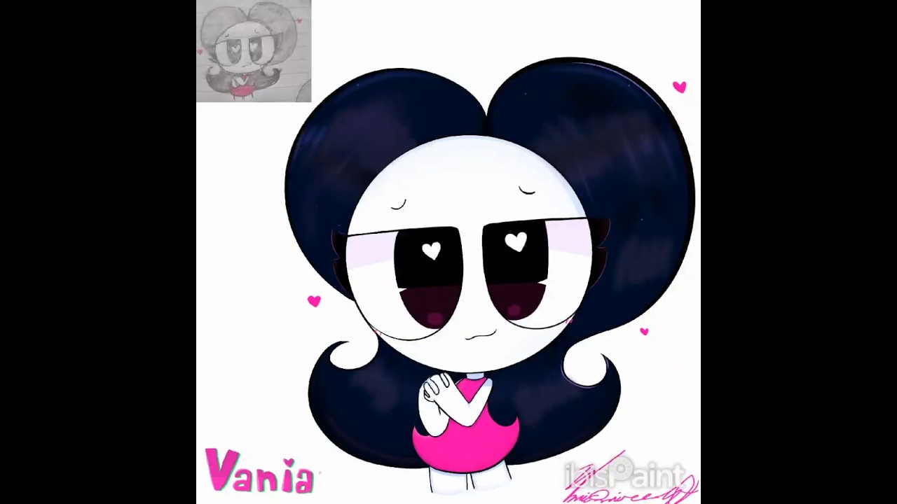 Vania OC enamorada (dibujo antiguo) ^^ #oc #chibi #vanianfriends