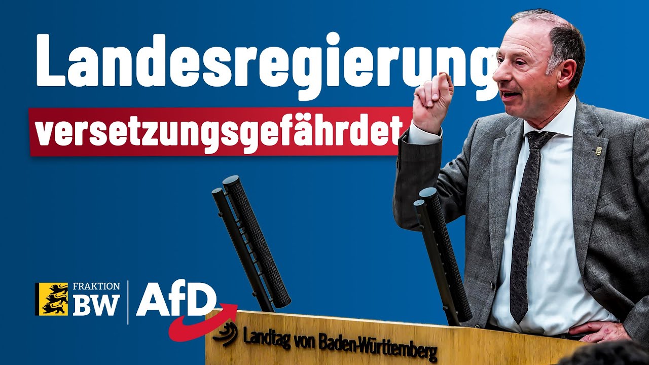 Grün-Schwarz versetzungsgefährdet! – AfD entlarvt den Bildungsskandal im Landtag!