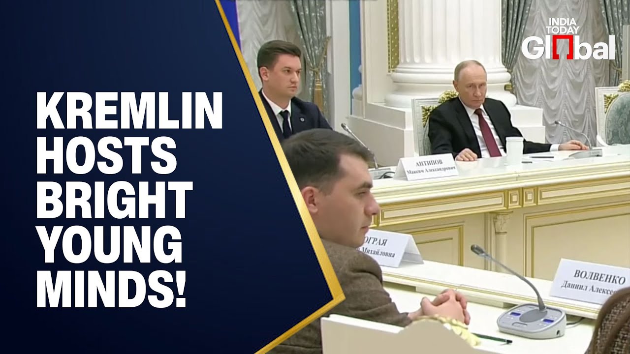 LIVE: Putin Meets Young Scientists at Kremlin