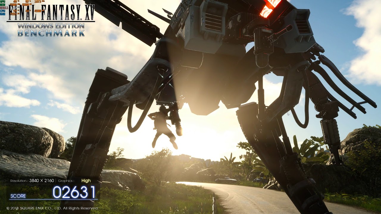 Final Fantasy XV - PC Benchmark (4K/High Quality Preset)