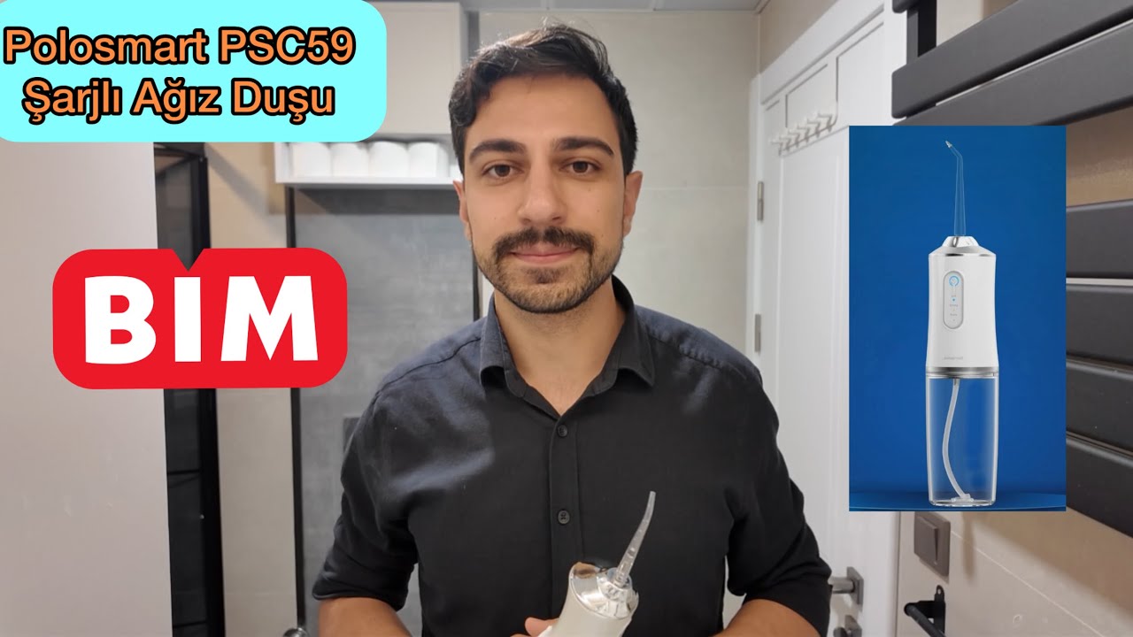 Polosmart PSC59 Şarjlı 3 Modlu IPX6 Su Geçirmez Ağız Duşu 