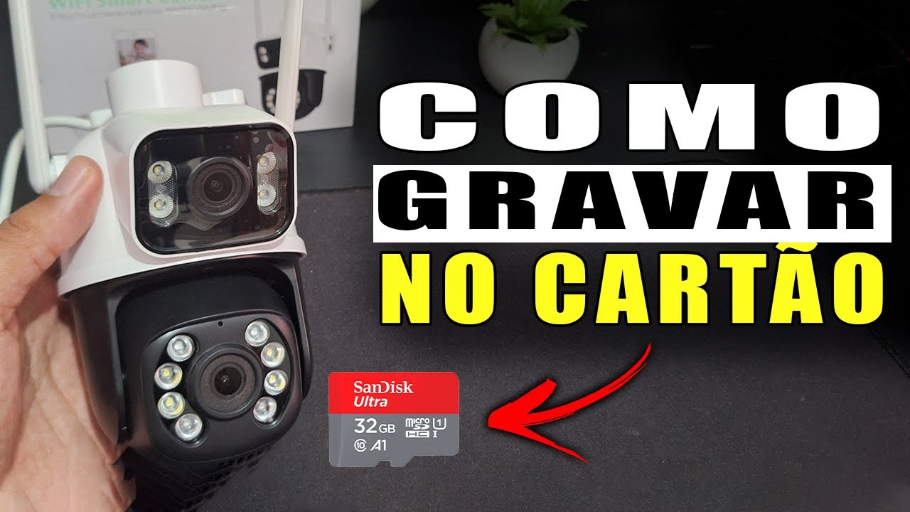 CAMERA IP ICSEE TUDO SOBRE GRAVAÇÃO NO CARTÃO DE MEMORIA