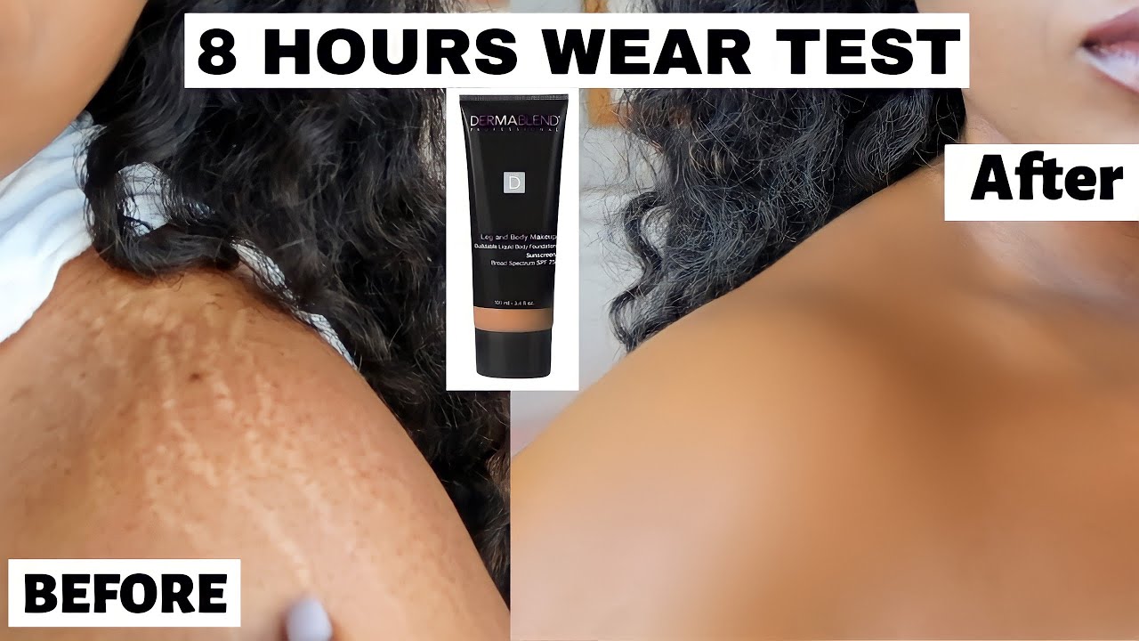 КАК ЗАСКРЫТЬ РАСТЯЖКИ НА РУКАХ С ПОМОЩЬЮ МАКИЯЖА | DERMABLEND LEG & BODY MAKEUP