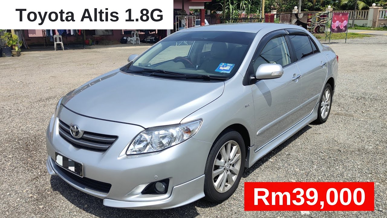 Kereta Toyota Corolla Altis 1.8 G ,kereta ini boleh beli, sangat cantik
