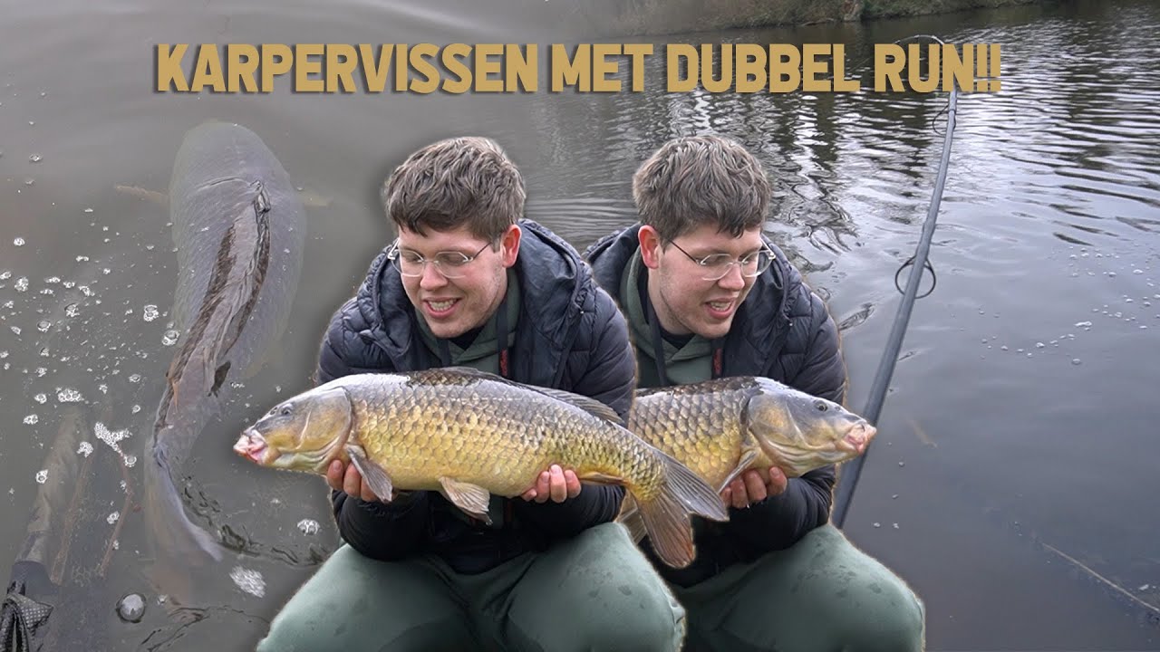 KARPERVISSEN MET DUBBEL RUN!!
