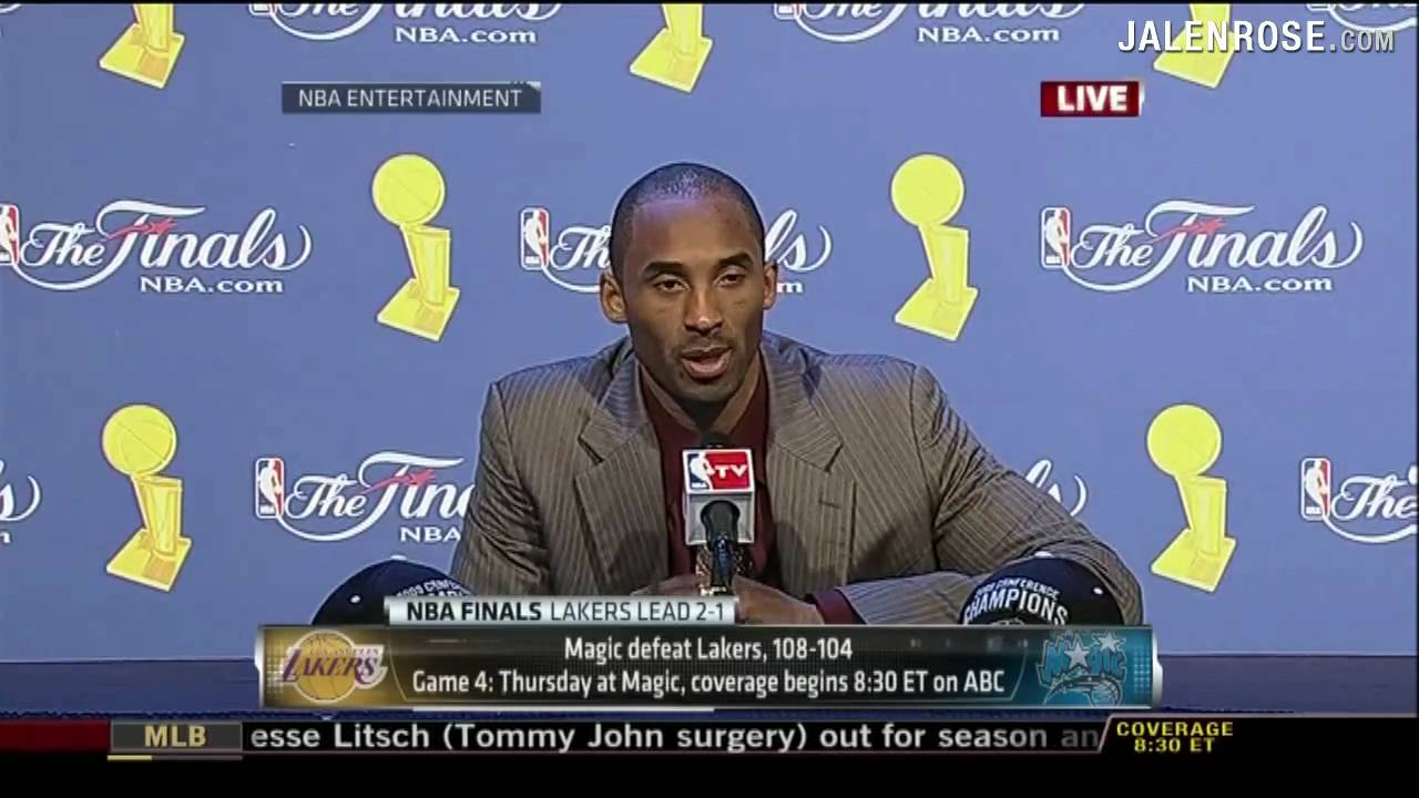 Kobe Bryant Game 3 Presser - 2009 NBA Finals