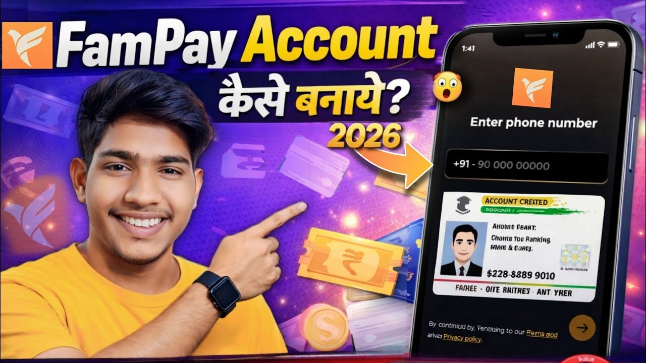 FamPay Account Kaise Banaye | Without PAN Card | Step by Step 2026