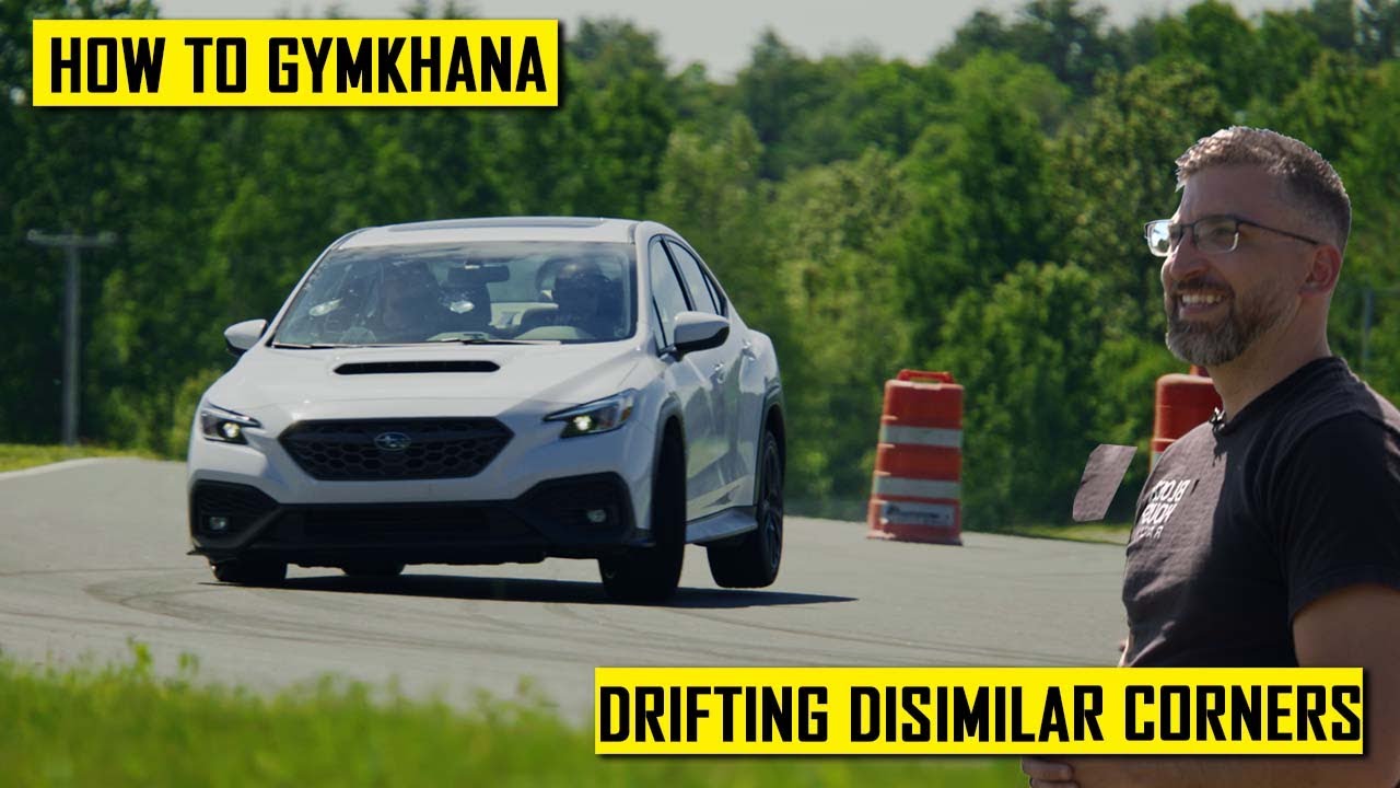 Преодолевайте крутые повороты с помощью дрифта Gymkhana