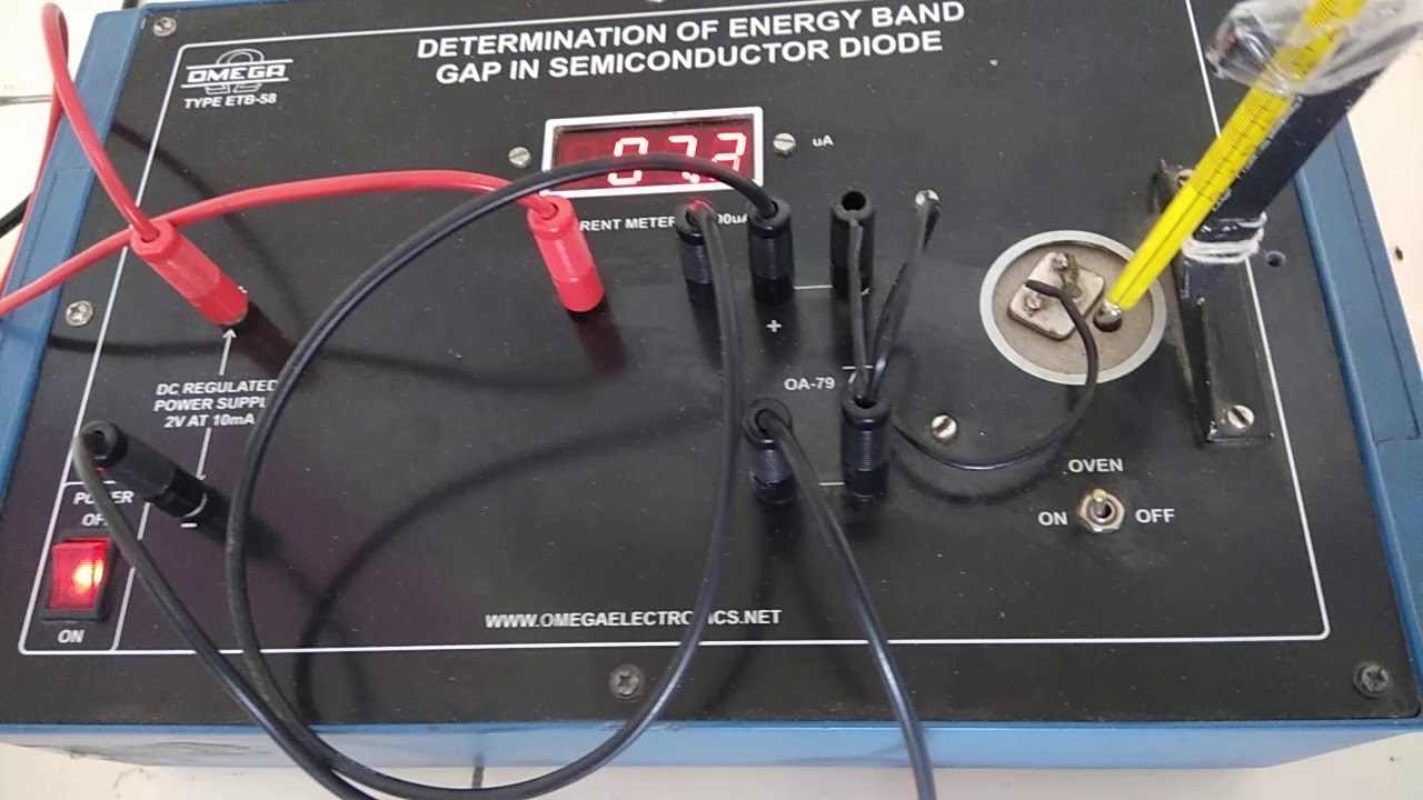 Energy Band Gap of reverse biased semiconductor diode