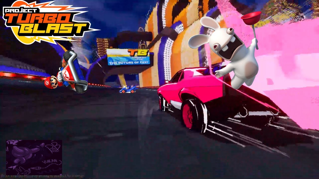 Project Turboblast Demo [All Vehicles] the skill base version of Mario kart