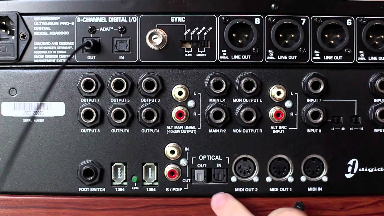 How To: Behringer ADA8000 Into Digi 002/003 - TheRecordingRevolution.com