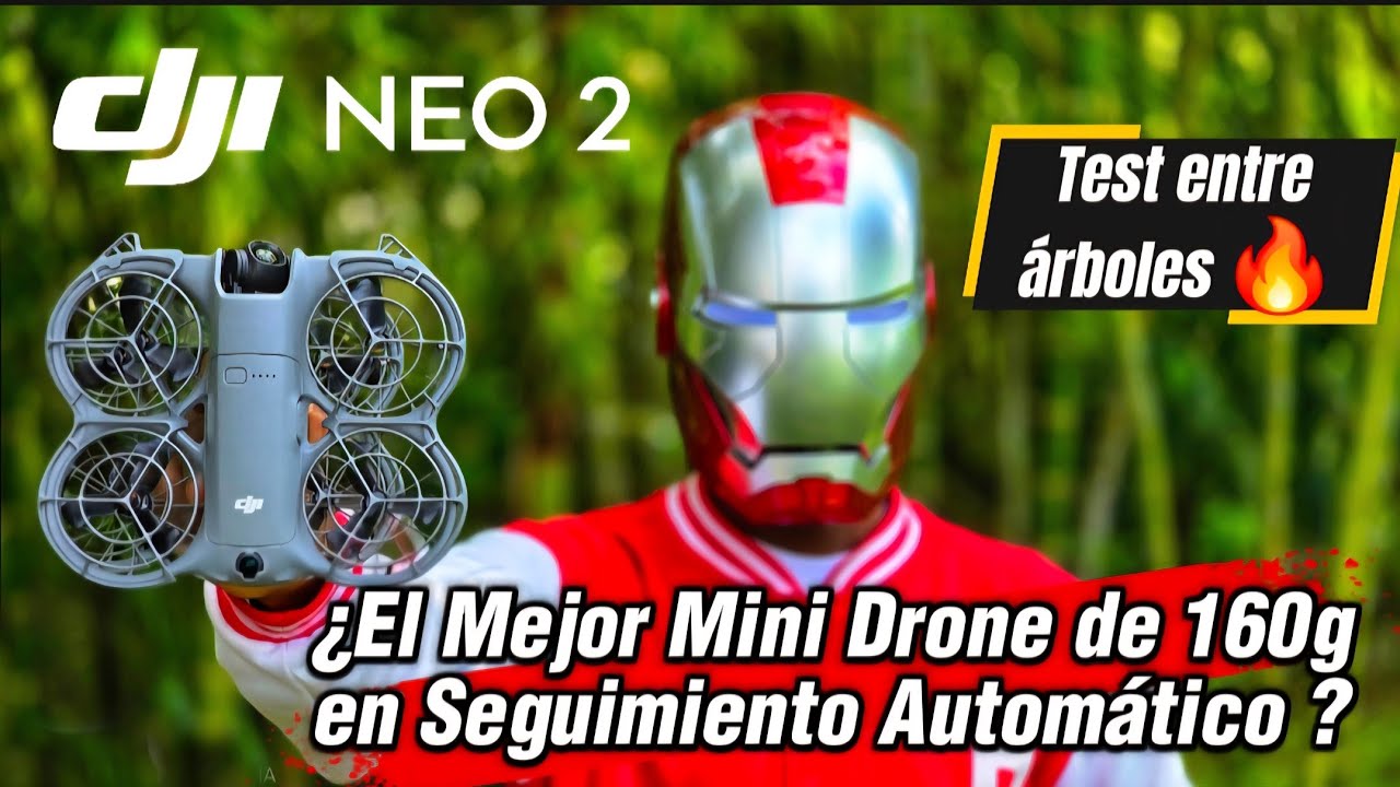 DJI NEO 2 esquivando en medio de &aacute;rboles. &iquest; El Mejor Mini drone de 150g Esquivando ?