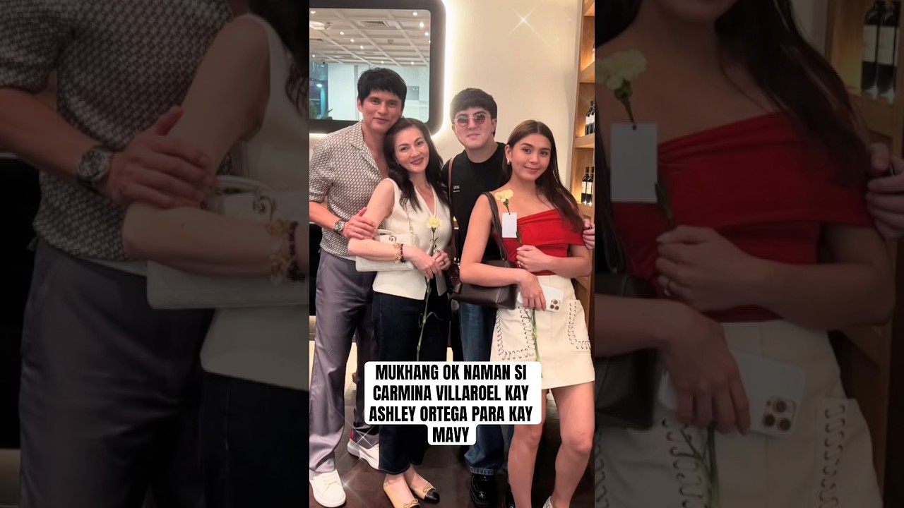 ASHLEY ORTEGA KASAMA ANG PARENTS NG JOWA NASI MAVY LEGASPI🥰#celebritygossip #shorts