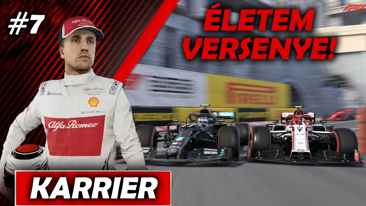 ÉLETEM LEGJOBB VERSENYE! F1 2020 KARRIER #7 MONACO