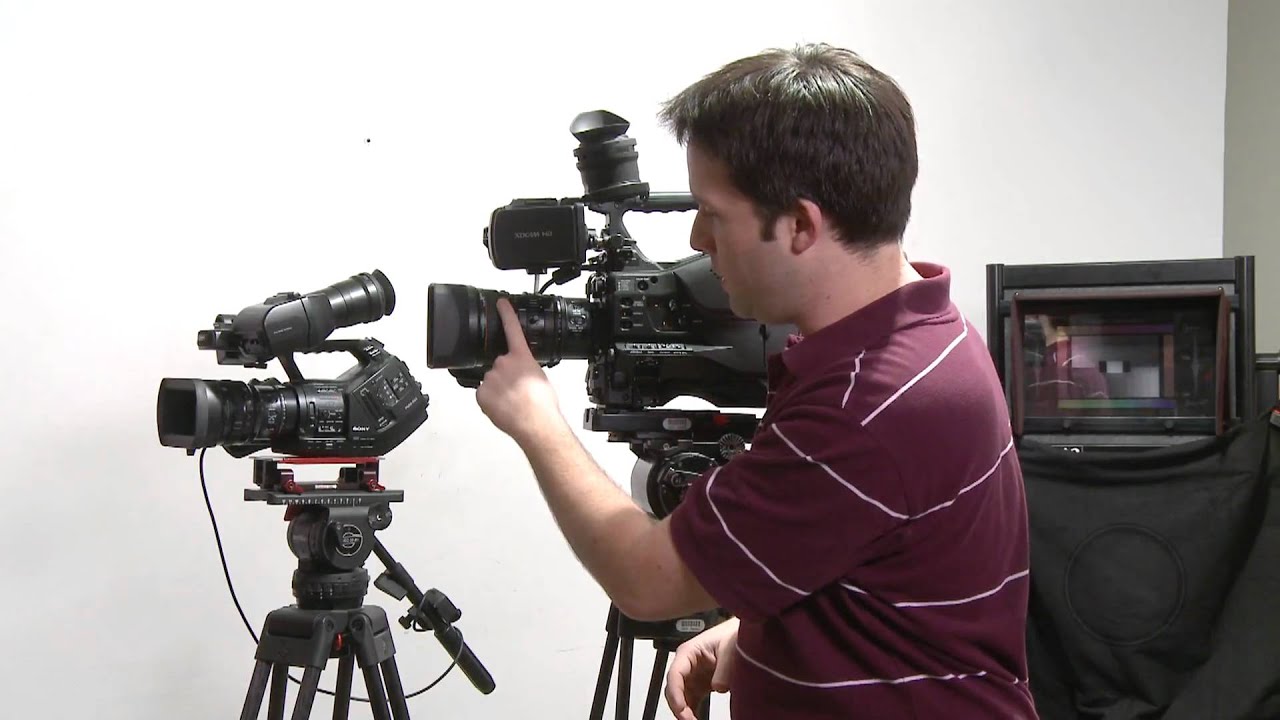Adjusting Back Focus On An XDCAM EX Camera