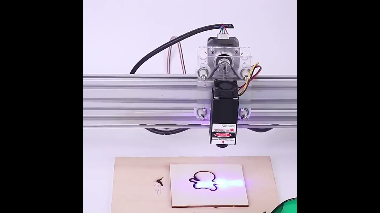 NEW Black 6550 2-Axis CNC Engraving Machine Work Area 65*50cm 20w