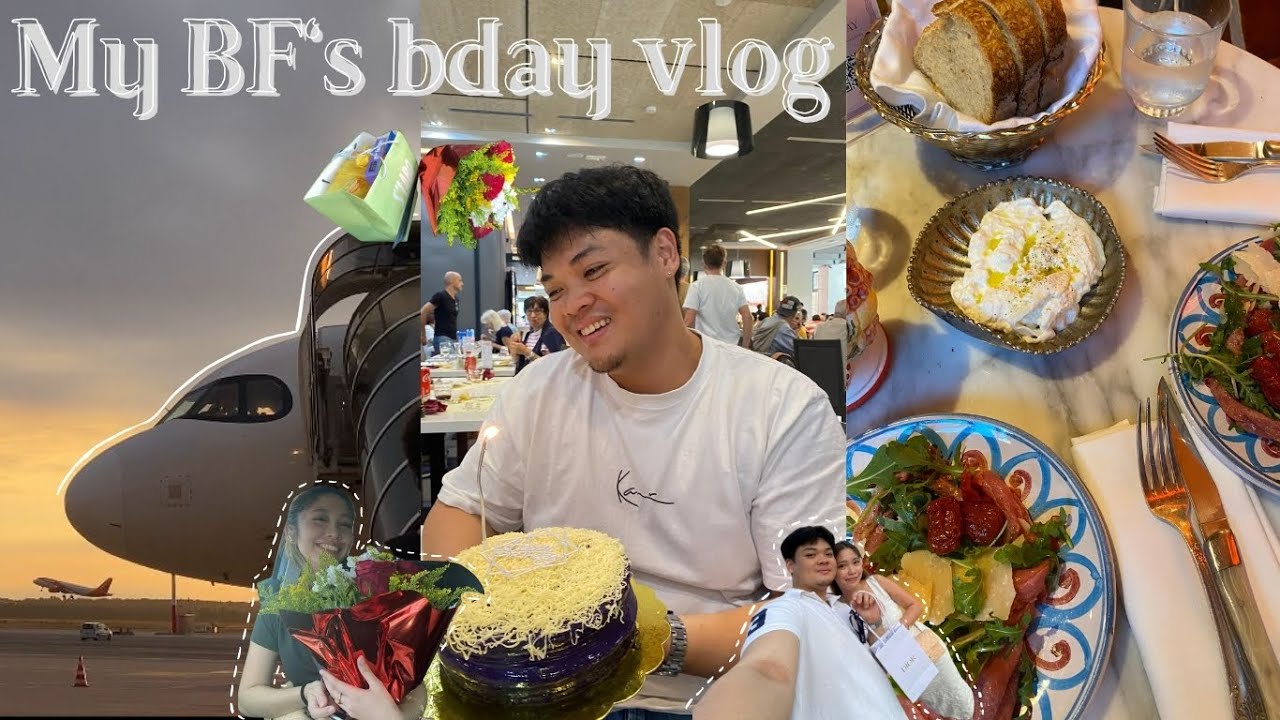 My BF's birthday Vlog ♡