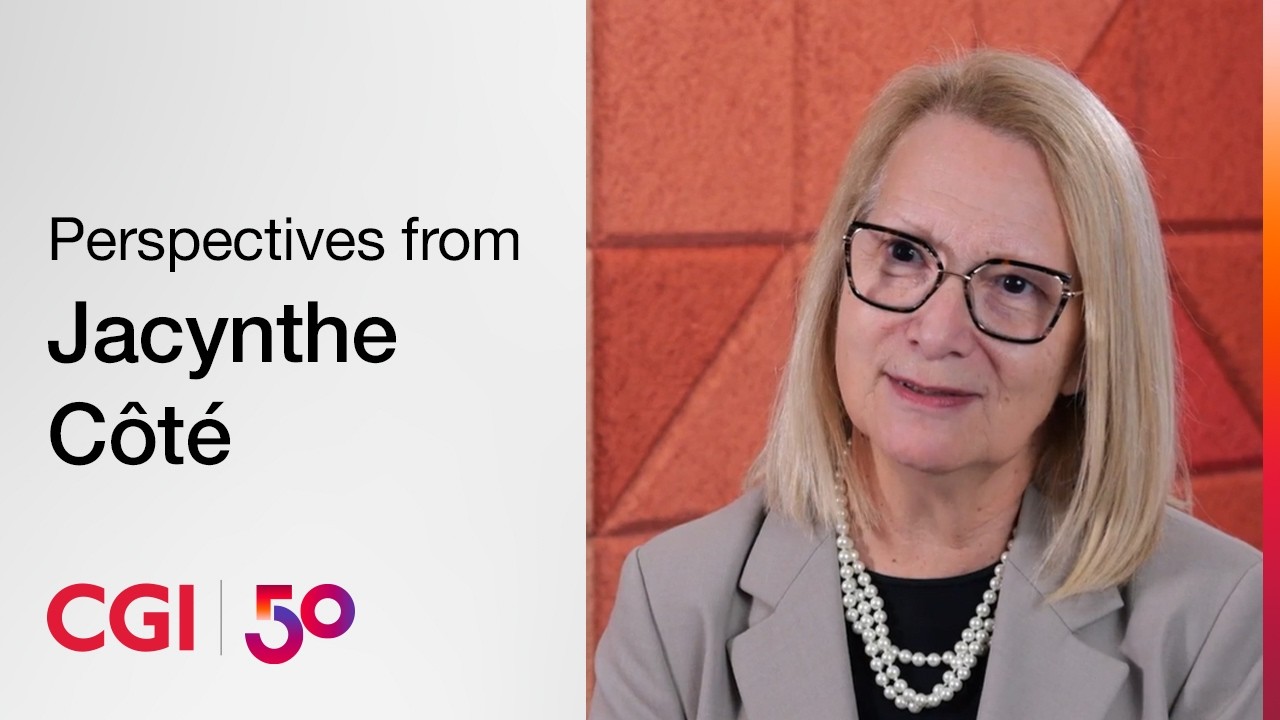 CGI at 50 years: Perspectives from Jacynthe Côté
