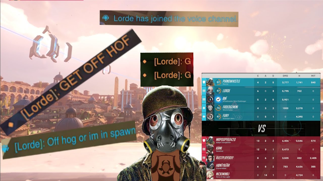 Arguing with a streamer for the 5 time  - Overwatch 2 toxicity