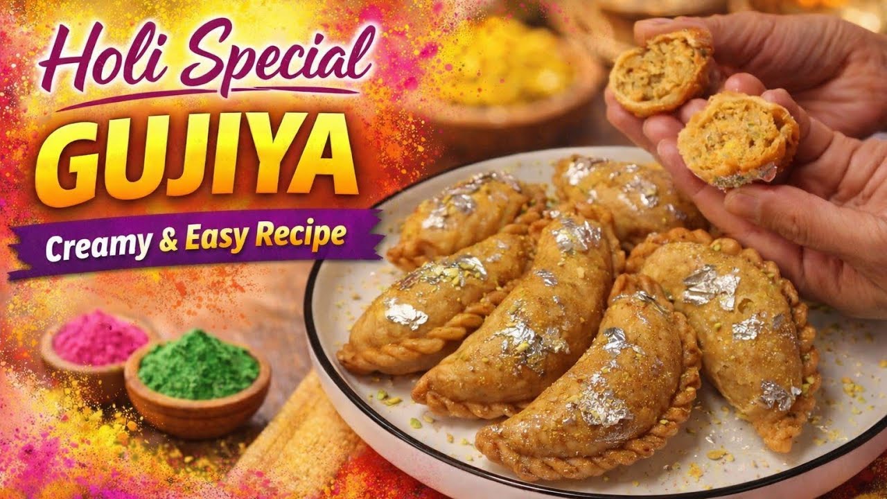 How to Make Market Style Gujiya | घर पर बनाएं परफेक्ट मावा गुजिया |JeevvanZaika