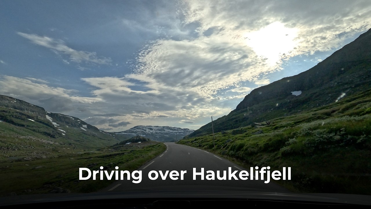 Driving over Haukelifjell | Driving Norway in Real Time 4K 50FPS