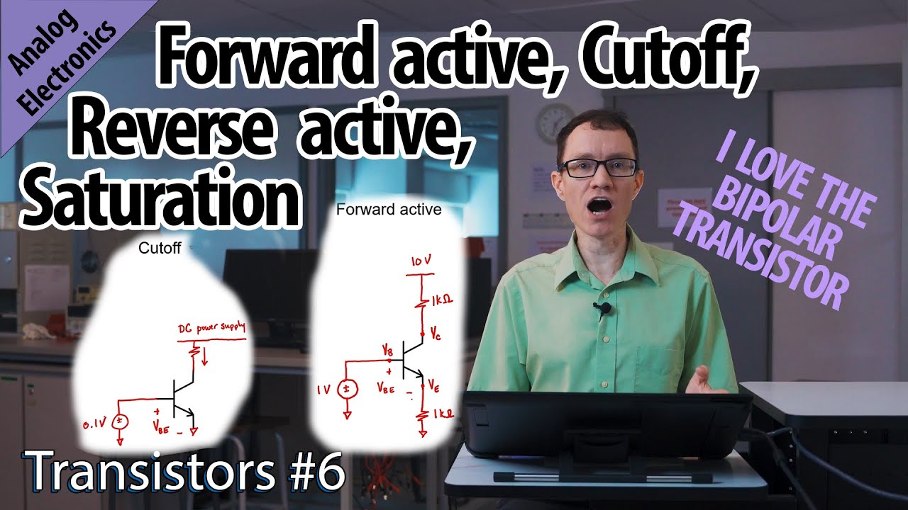 Modes of a bipolar transistor (6-Transistors)