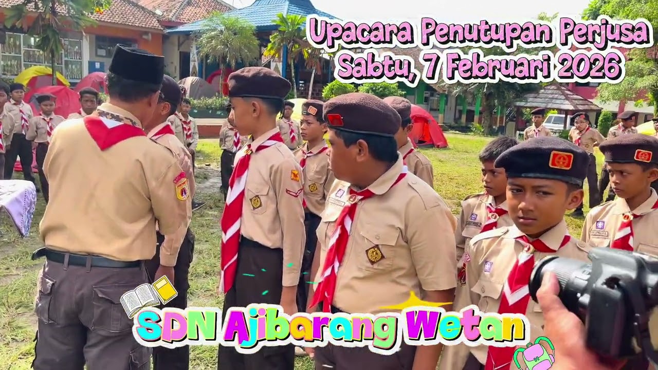 Upacara Penutupan Perjusa - Sabtu, 7 Februari 2026 || SDN Ajibarang Wetan #pramuka #pramukaindonesia