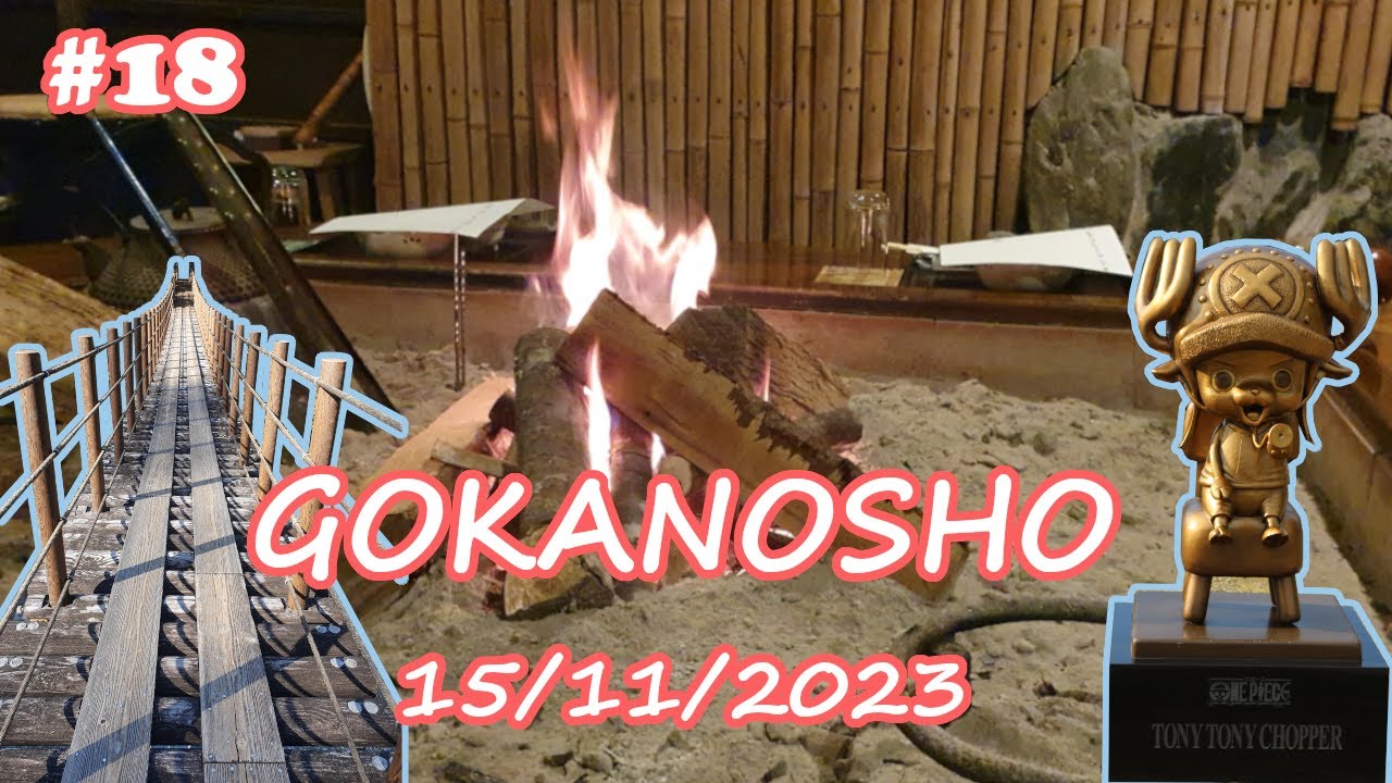 Japon 2023 🇯🇵#18 - GOKANOSHO : Statues ONE PIECE, PONTS SUSPENDUS et MINSHUKU perdue.