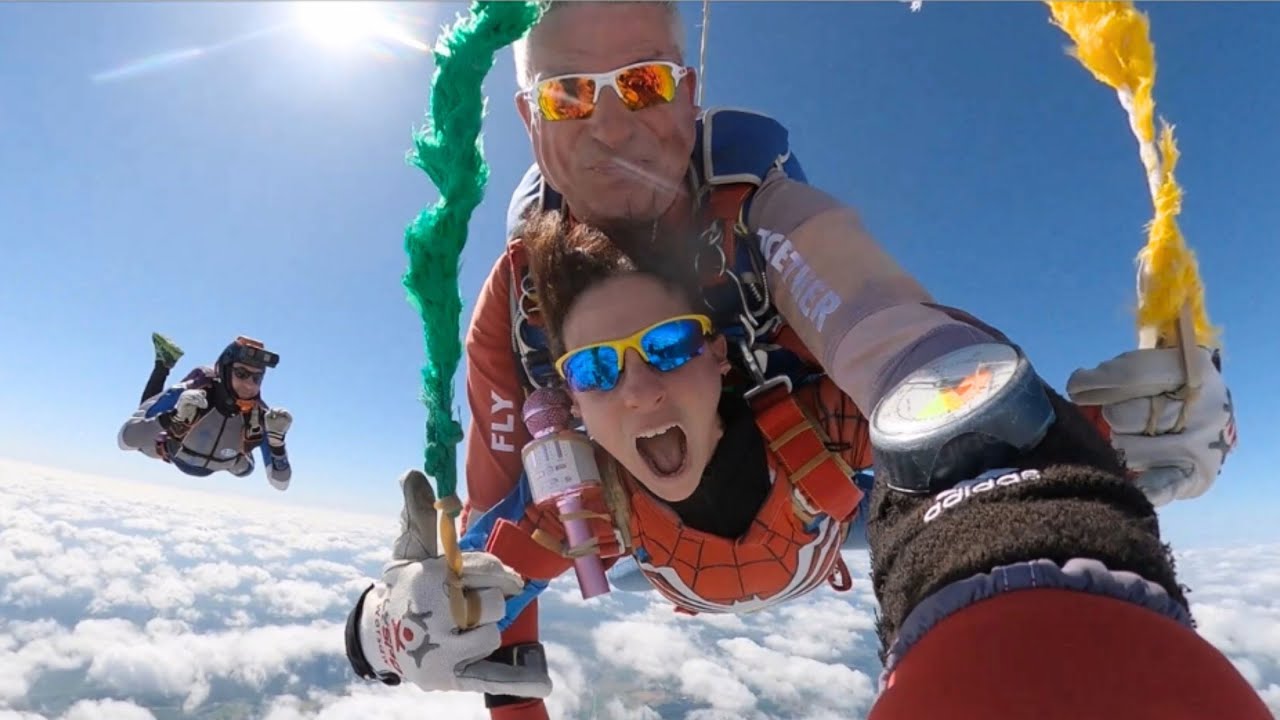 Vidéo souvenir de votre saut en parachute en tandem, laquelle choisir ?