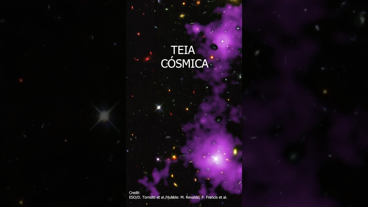 A Imensa Teia C&oacute;smica: filamentos tecendo o Universo!