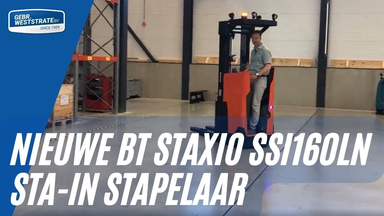 BT Staxio SSI160LN Stand-In stacker truck | Sta-In stapelaar Toyota |