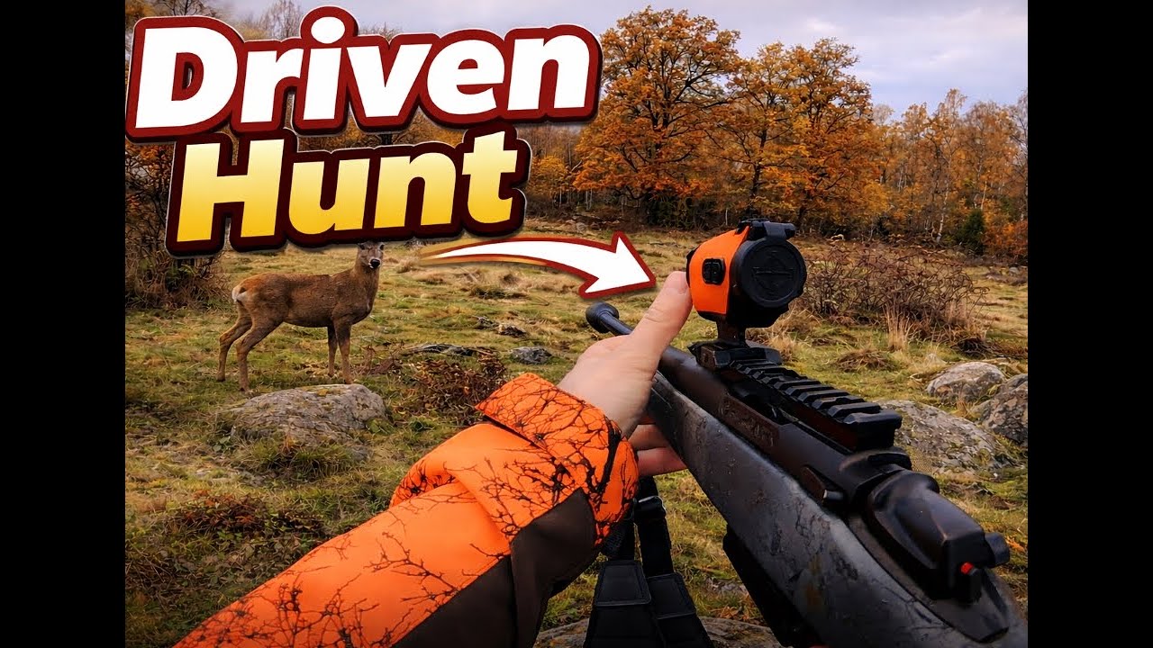 Driven hunt in Sweden!
