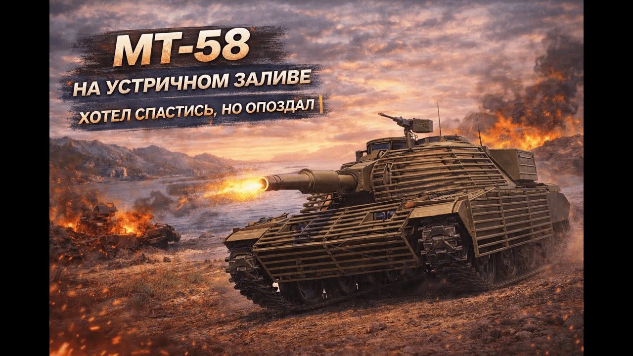 МТ-58 на Устричном заливе| Хотел спастись, но опоздал| Мир танков