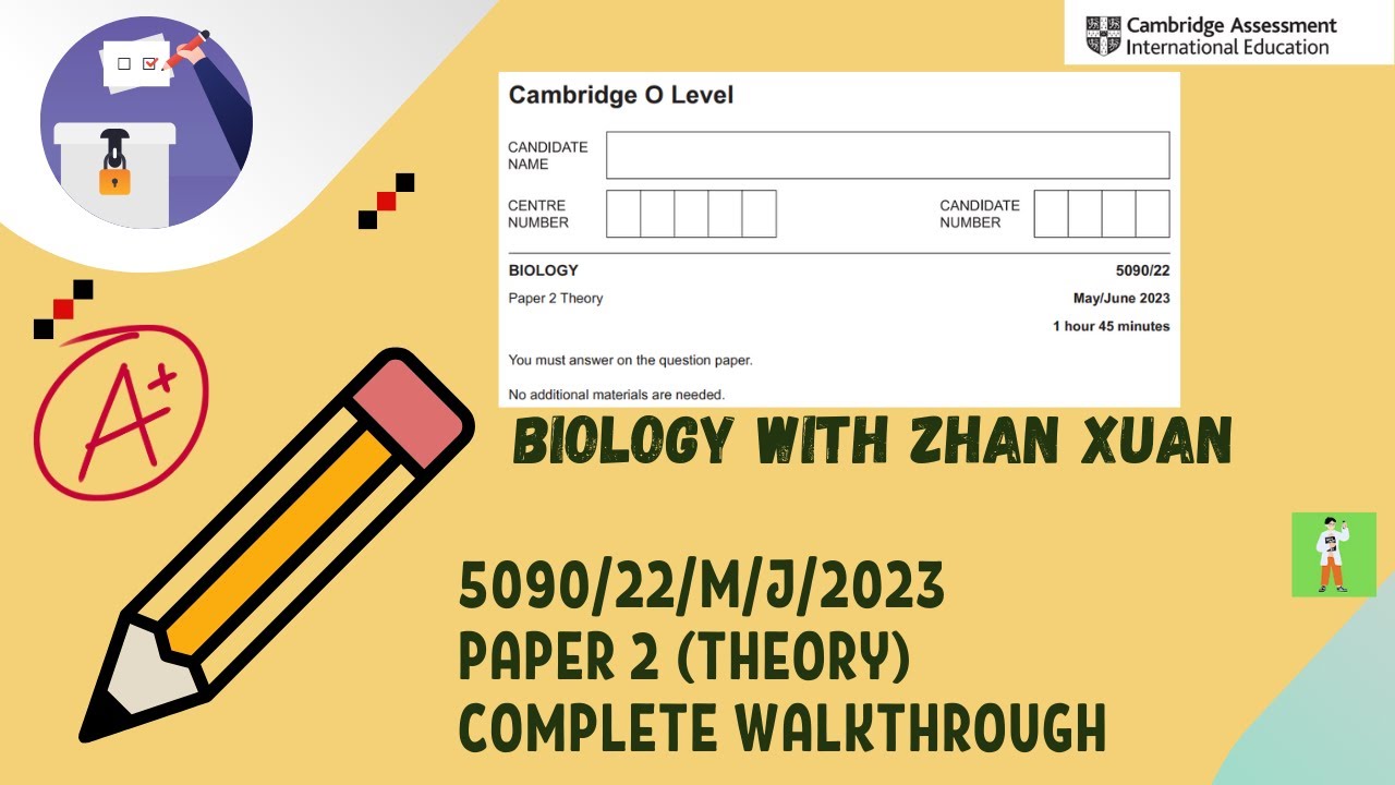 O Level Biology (5090) - 5090/22/M/J/23 | May/June 2023 Paper 22