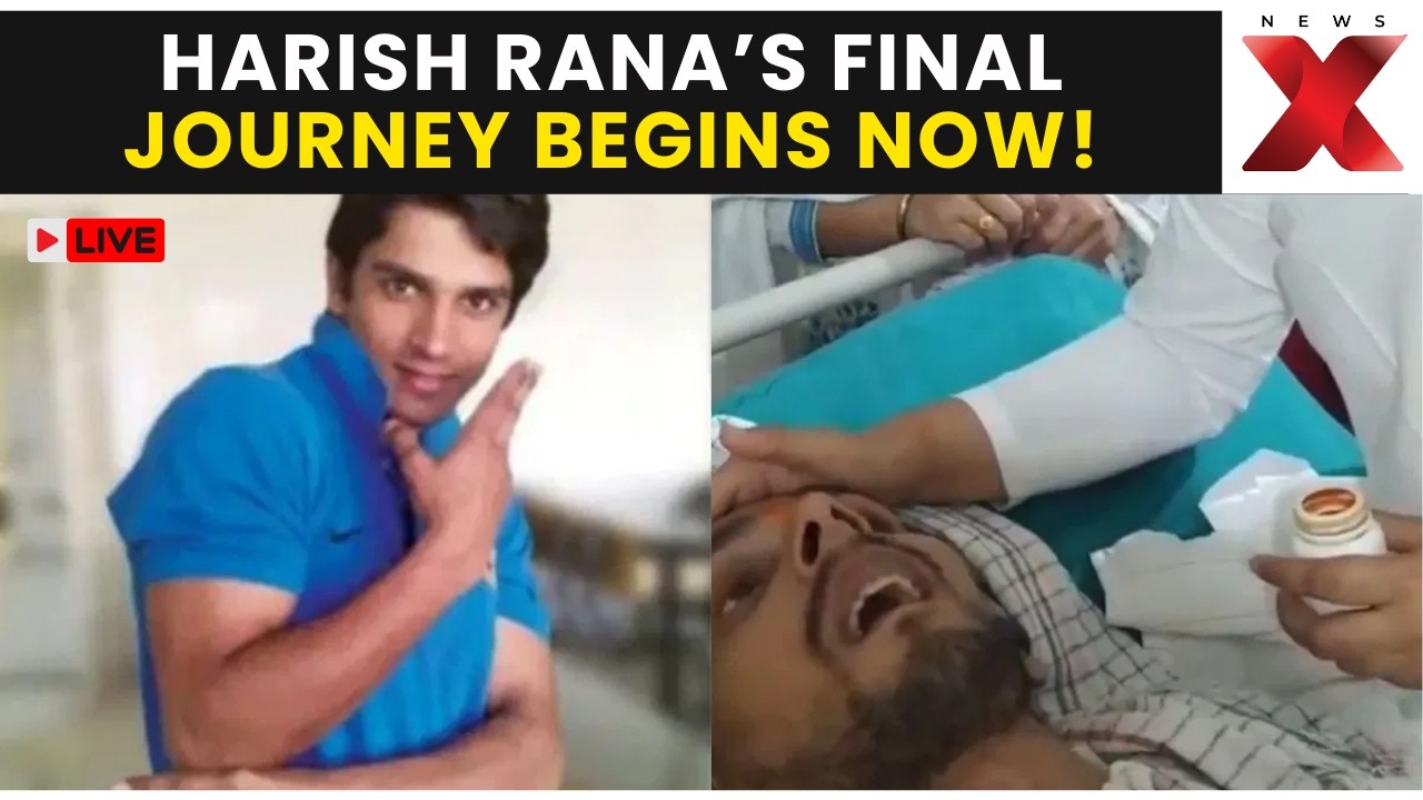 Harish Rana Farewell LIVE | Passive Euthanasia Process Begins, What Happens Next?