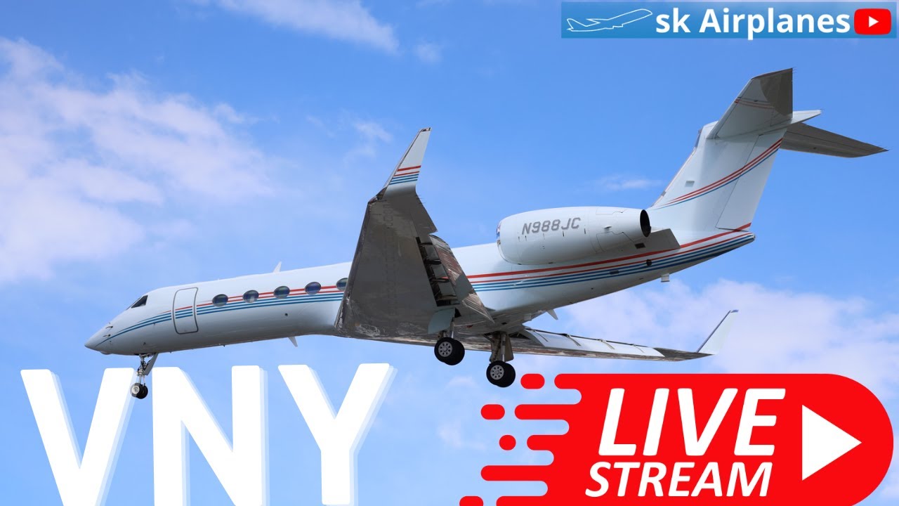 🔭 Watching Planes At Van Nuys Airport | Live Planes Spotting ✈️  (VNY) California