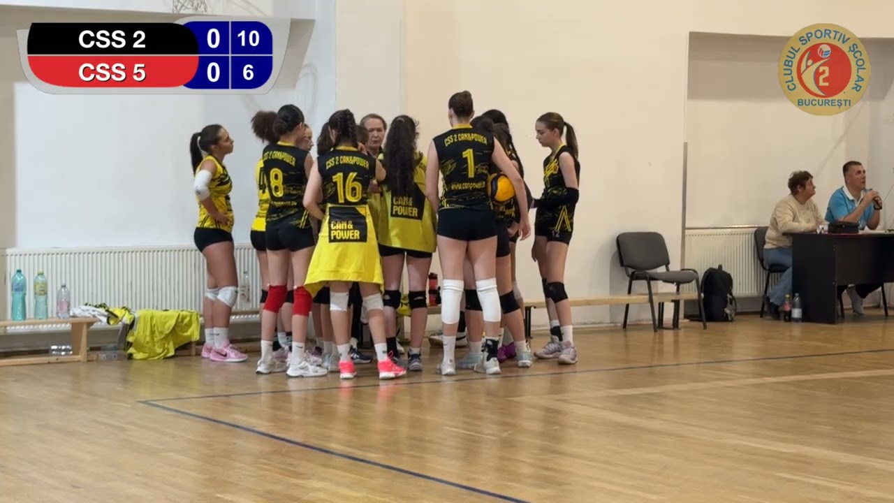 4K Volei feminin U17 / Campionat National Cadete 25/26 / CSS 2 - CSS 5 / Set 1 / 06.03.2026