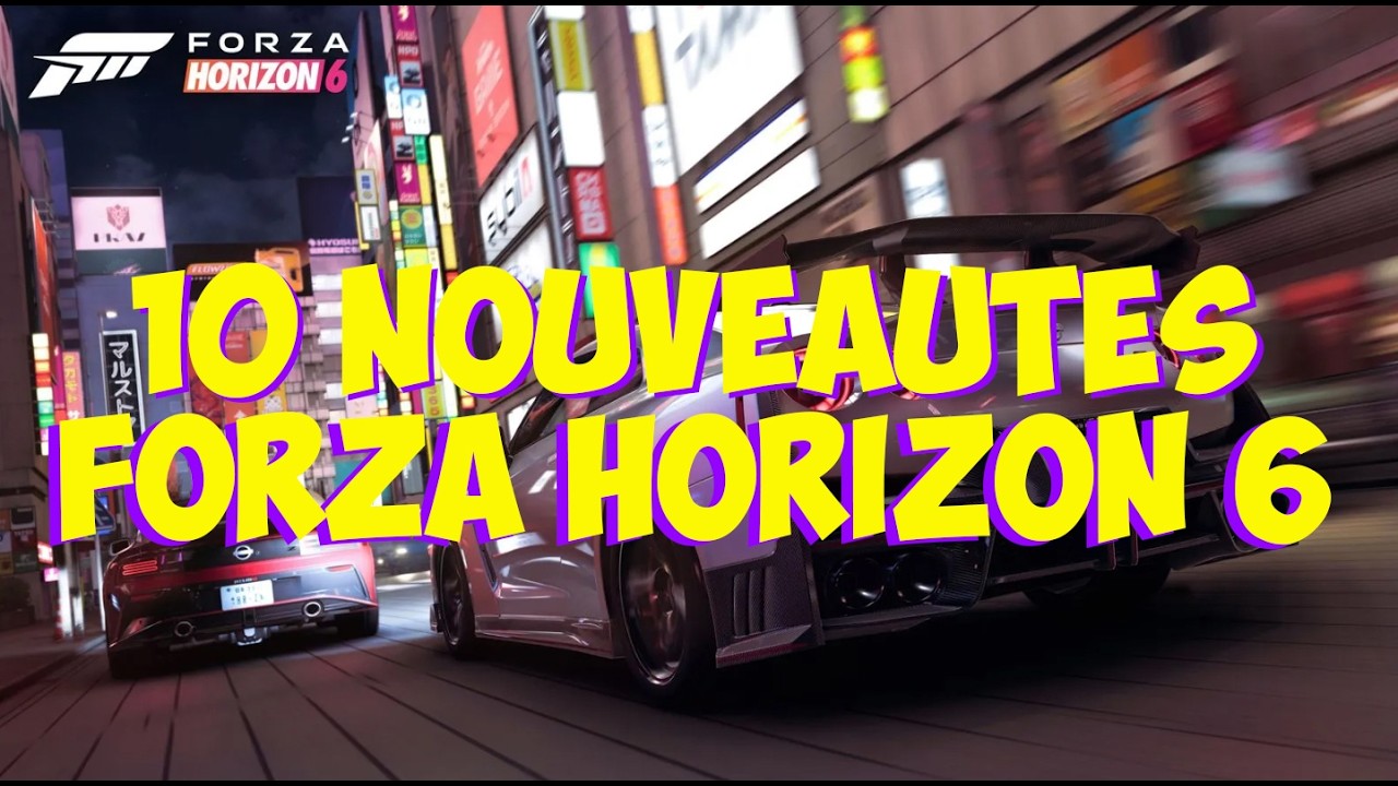 10 nouveautés FH6 - Horizon Rush - Neige - Customisation